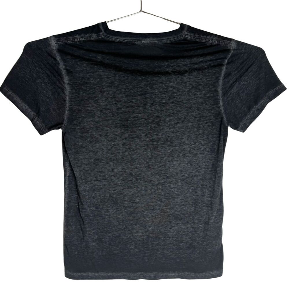 Wish Bone Men's Stretch Slim V-Neck Short Sleeve Jersey‎ T-Shirt Black Size XL - Picture 2 of 5
